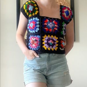 Vintage crochet top